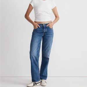 Madewell Low-Slung Straight Jeans